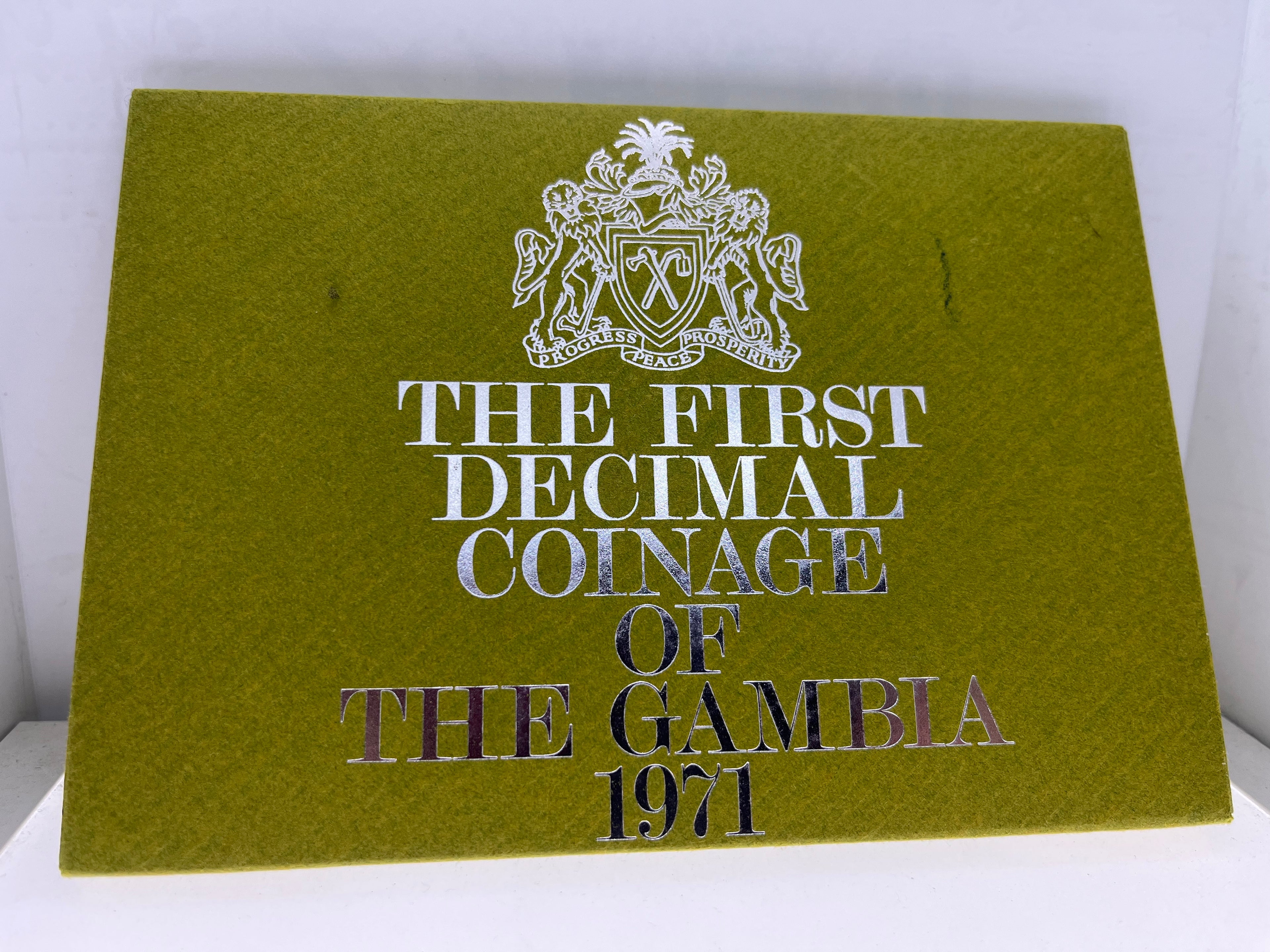 Gambia 1971 First Decimal Coinage Proof Set