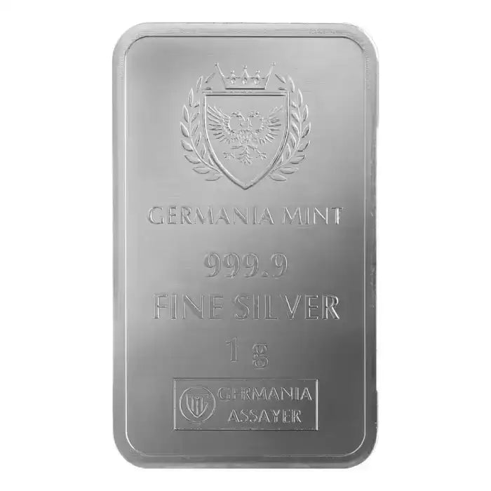 1 Gram Germania .999 Fine Silver Bar